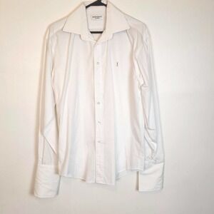 Yves Saint Laurent Men's white dress shirt size 39/15.5